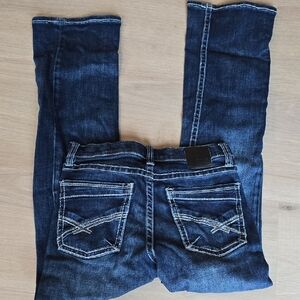 BKE Dark Blue Boot Cut Jeans